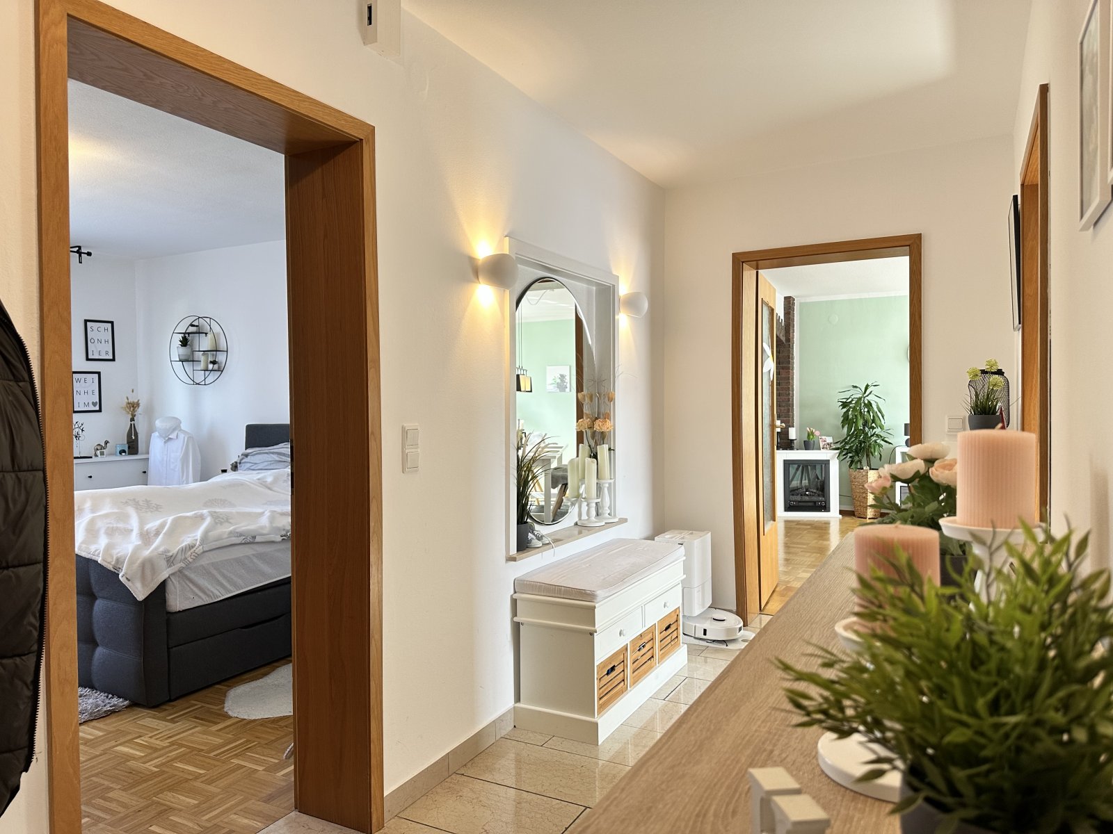 Geräumige 3-Zimmerwohnung mit Balkon und Garage in ruhiger Lage in der Weinheimer Weststadt