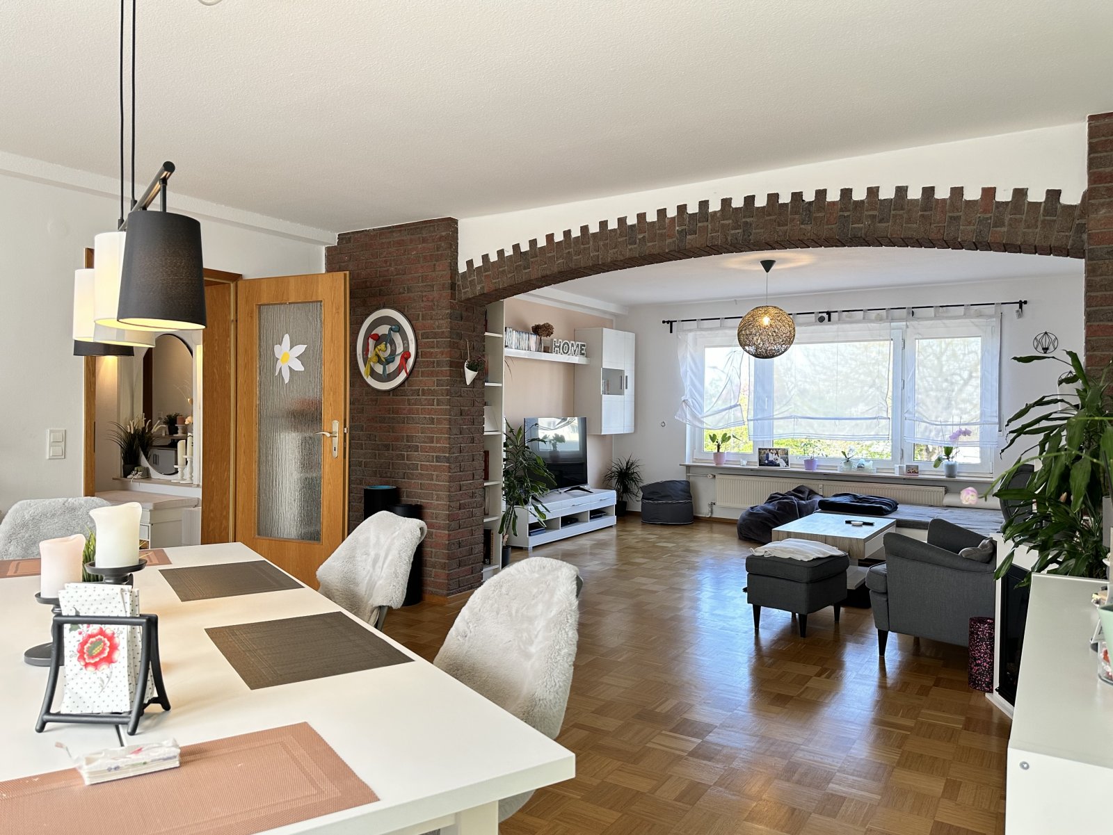 Geräumige 3-Zimmerwohnung mit Balkon und Garage in ruhiger Lage in der Weinheimer Weststadt