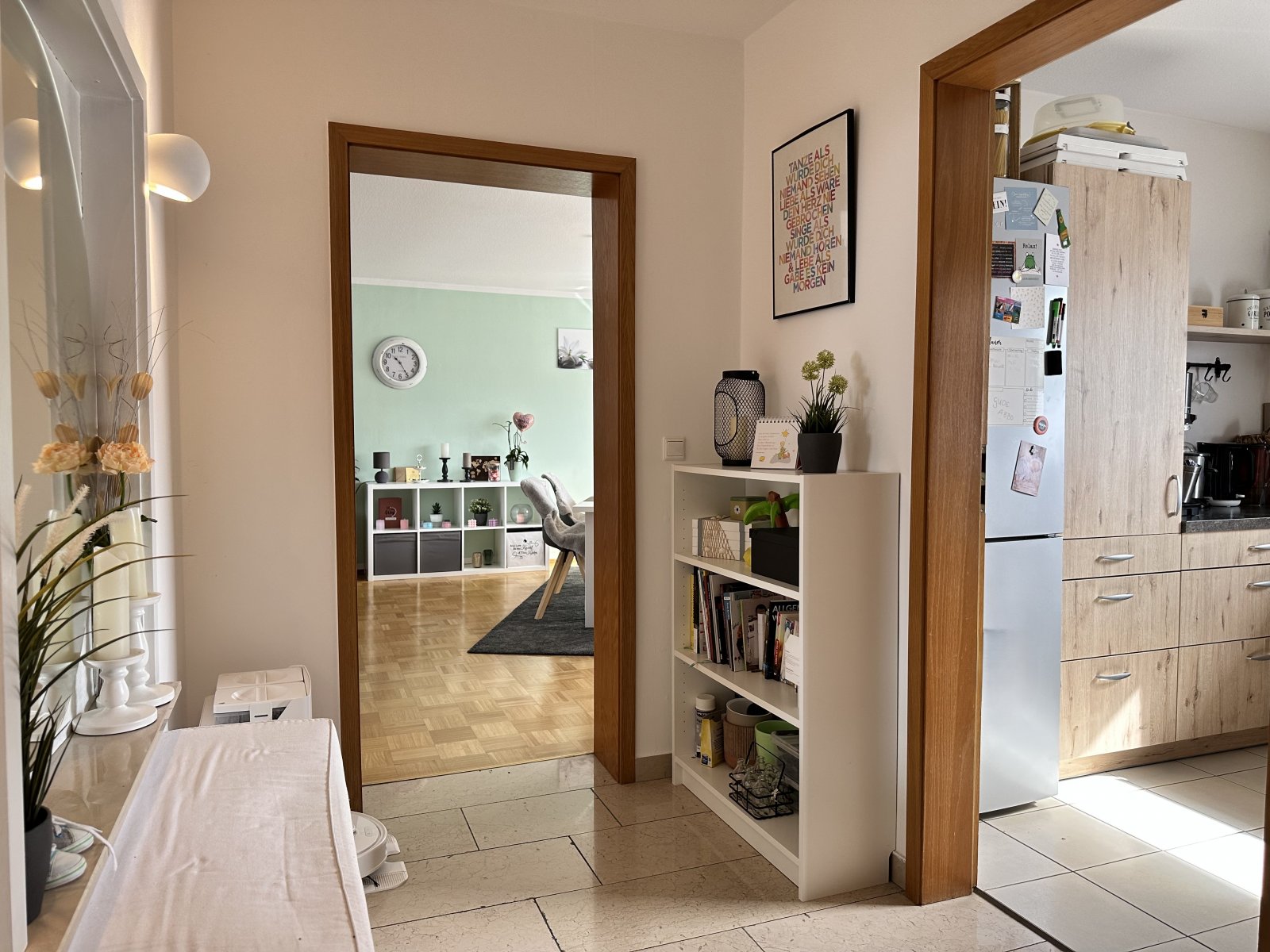 Geräumige 3-Zimmerwohnung mit Balkon und Garage in ruhiger Lage der Weinheimer Weststadt