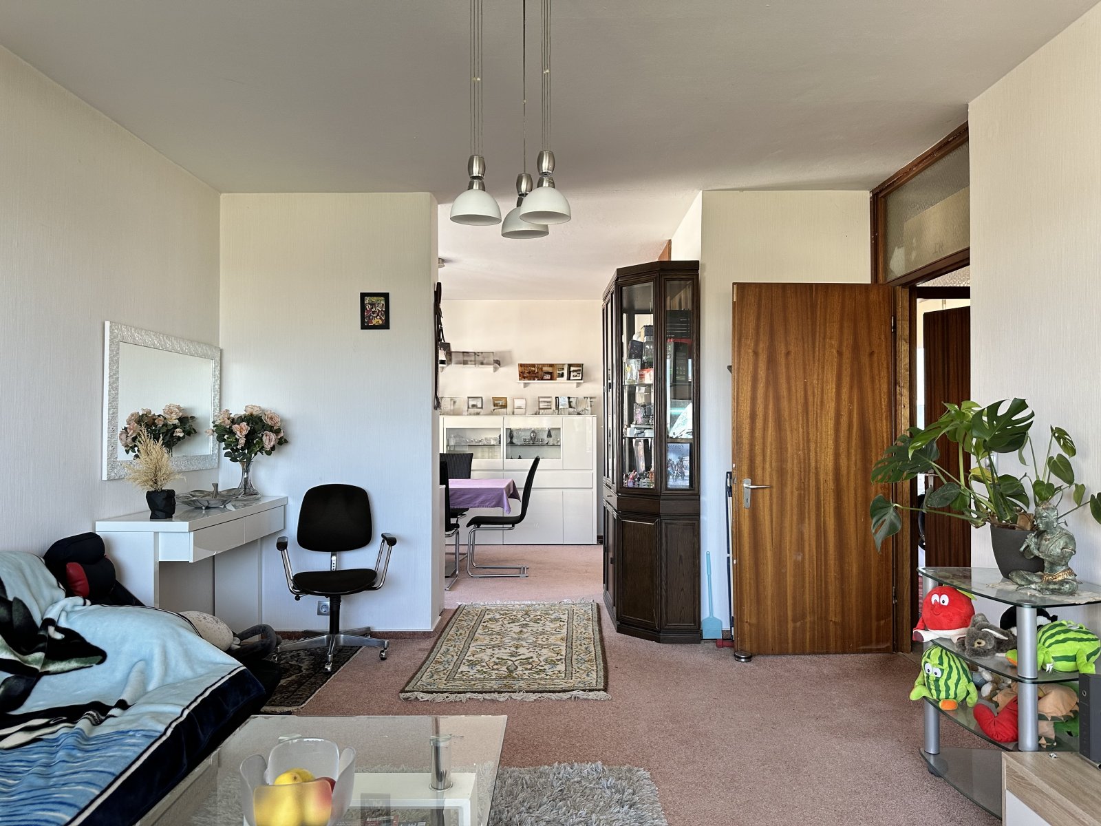 Wohnen mit Ausblick: 3-Zimmerwohnung, 2 Bäder, Balkon (Fahrstuhl vorhanden)