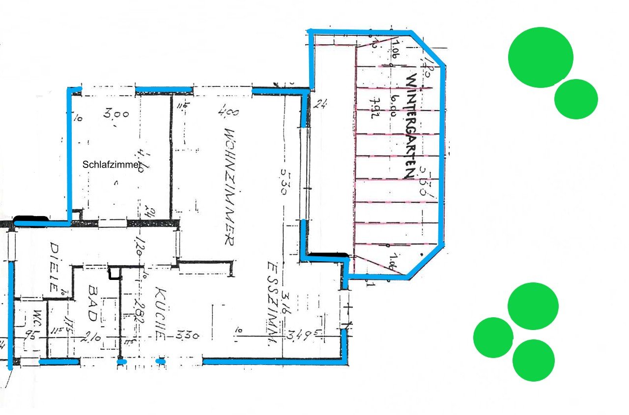 Für Gartenliebhaber: 2-Zimmerwohnung inkl. Wintergarten, großem Garten & Garagenstellplatz