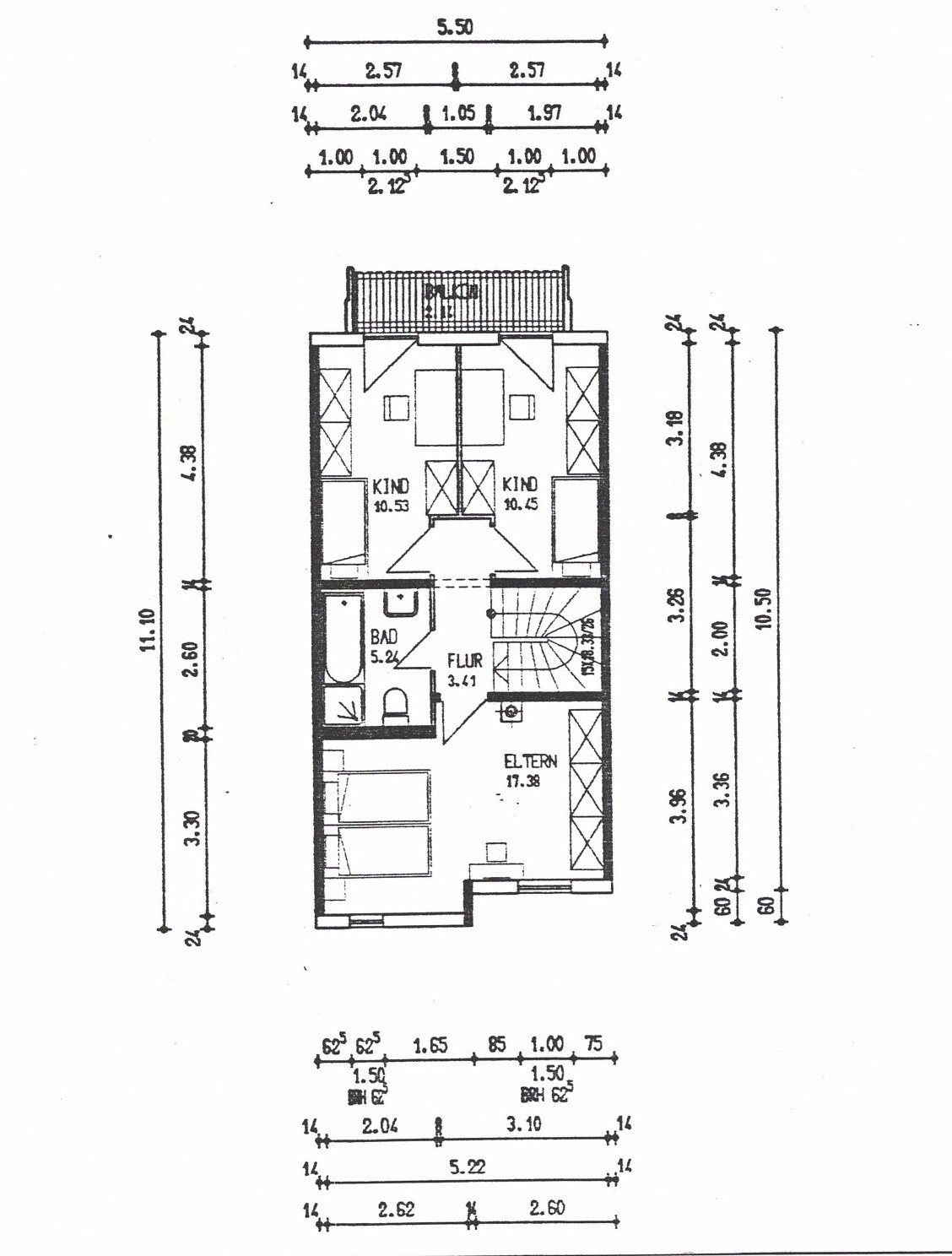 Erbbau: Reihenmittelhaus mit Garten und TG-Stellplatz, DG ausbaubar, derzeit vermietet