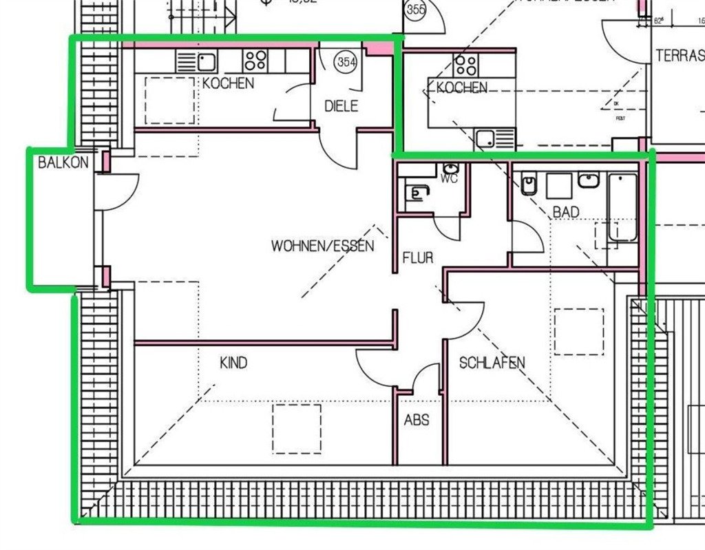 3-Zimmer-Dachgeschosswohnung mit tollem Fernblick