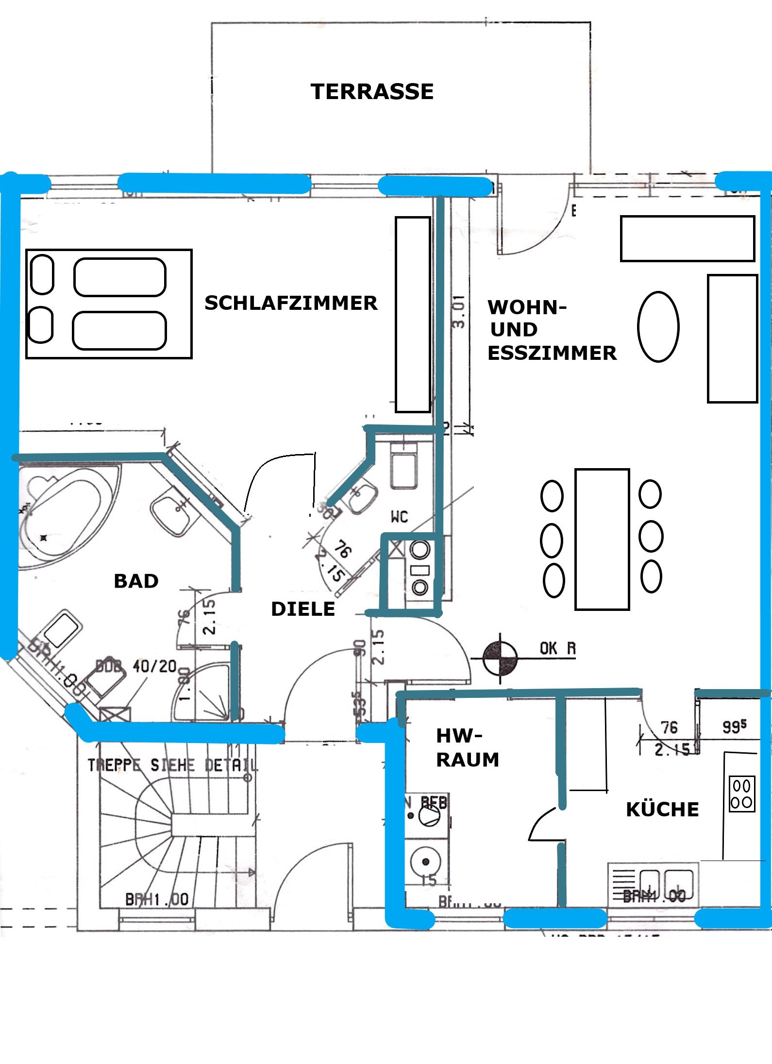 Charmante 2-Zimmer-Wohnung mit Einbauküche & Terrasse