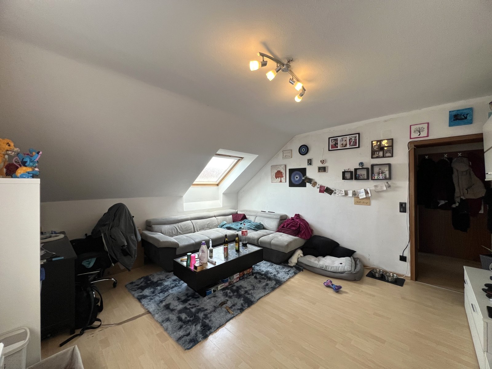 Helle 2,5-Zimmer-Dachgeschosswohnung mit Balkon