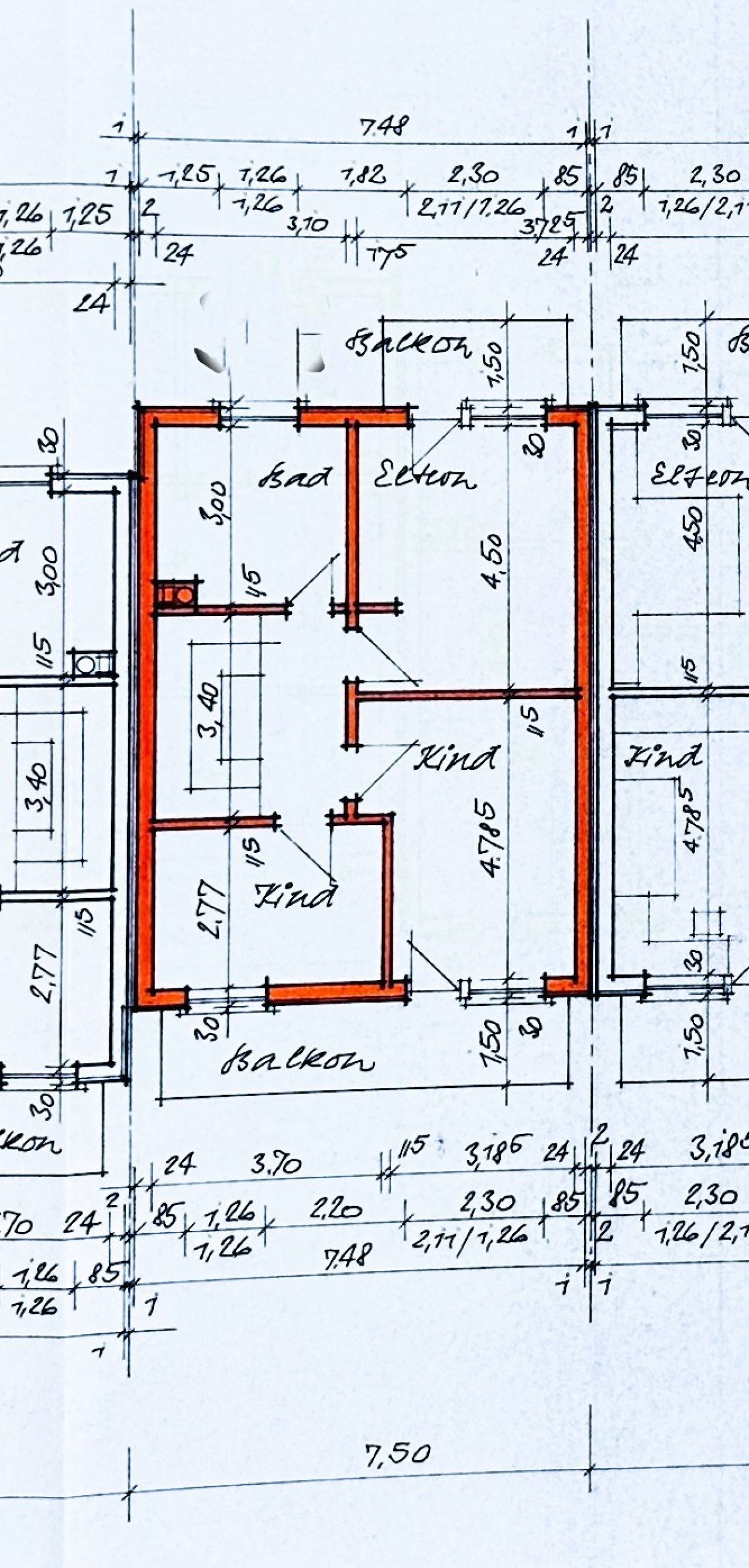 Grundriss Obergeschoss