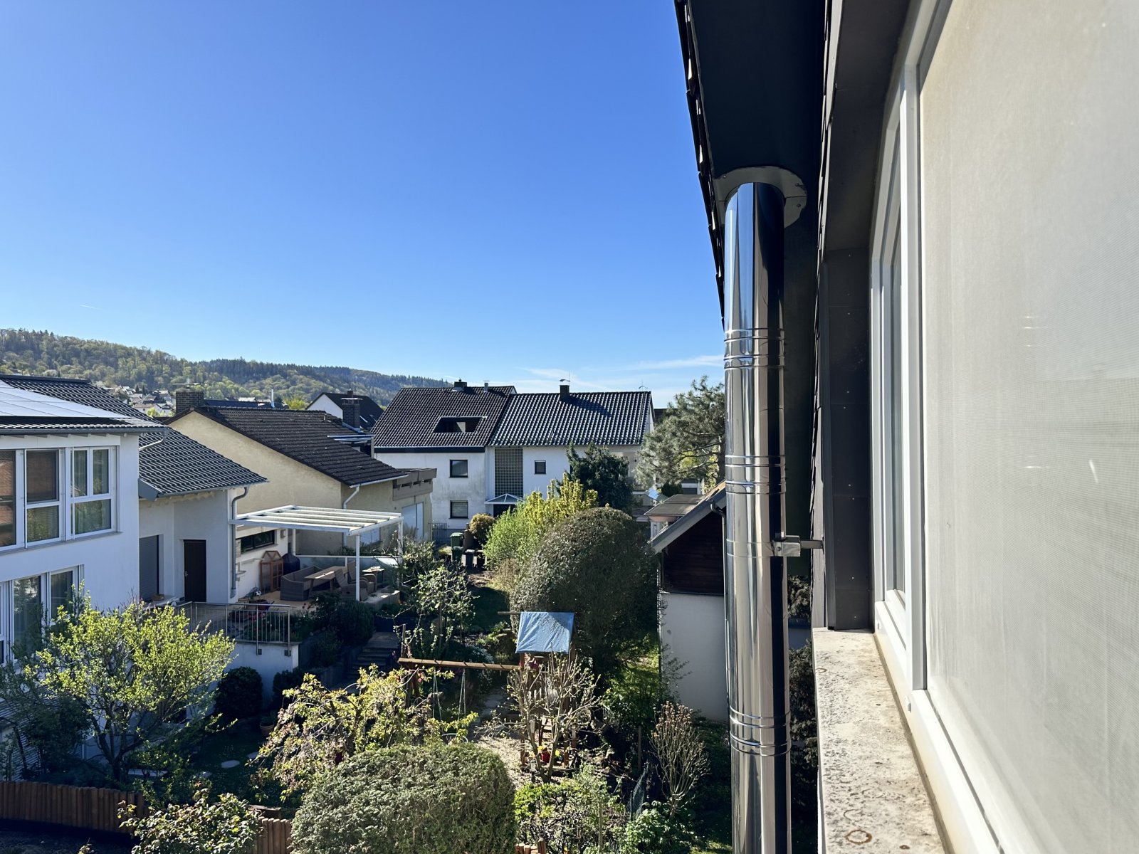 Aussicht vom Dachgeschoss