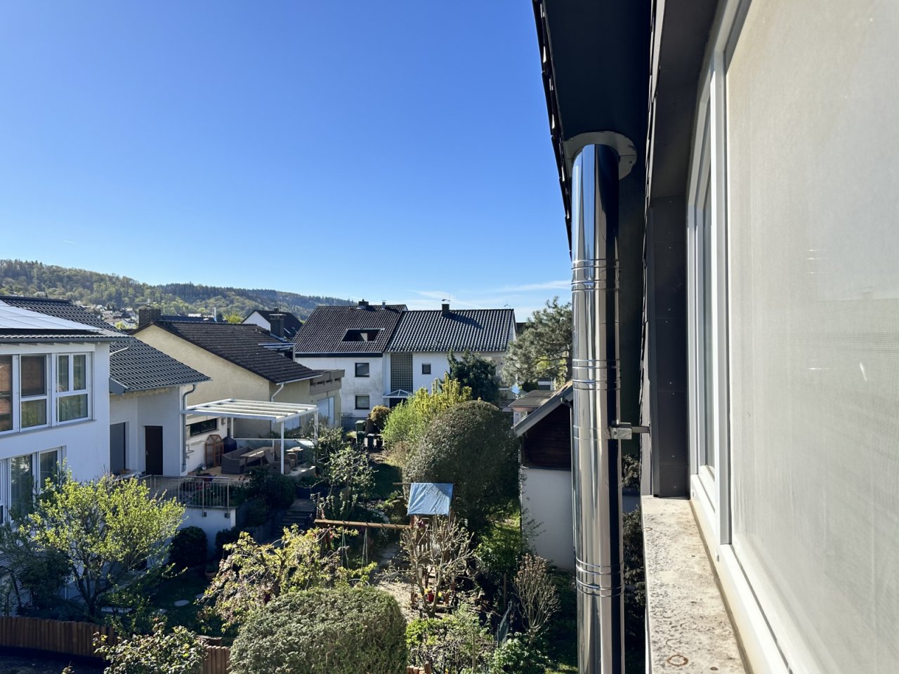 Aussicht vom Dachgeschoss