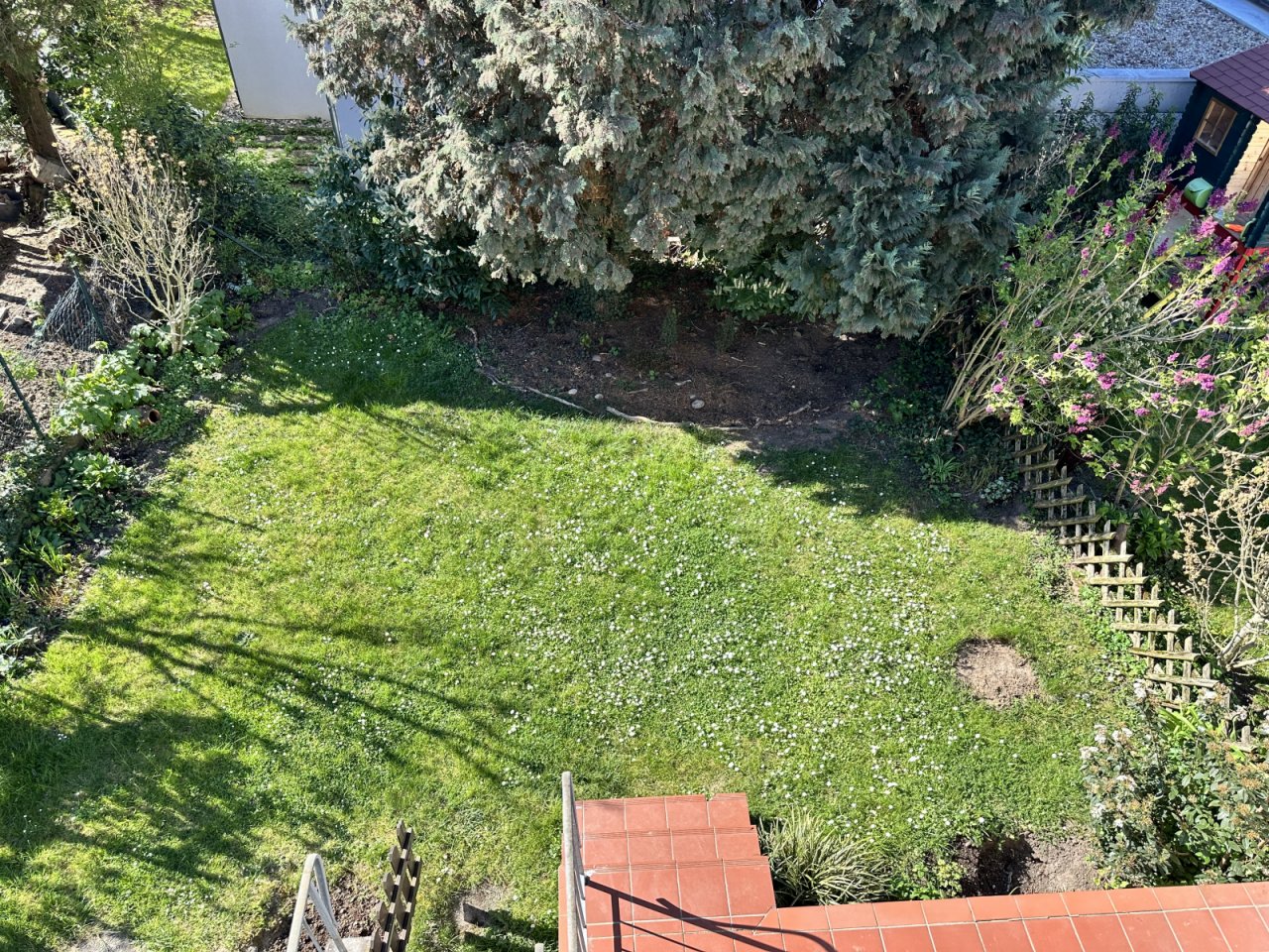 Garten von oben