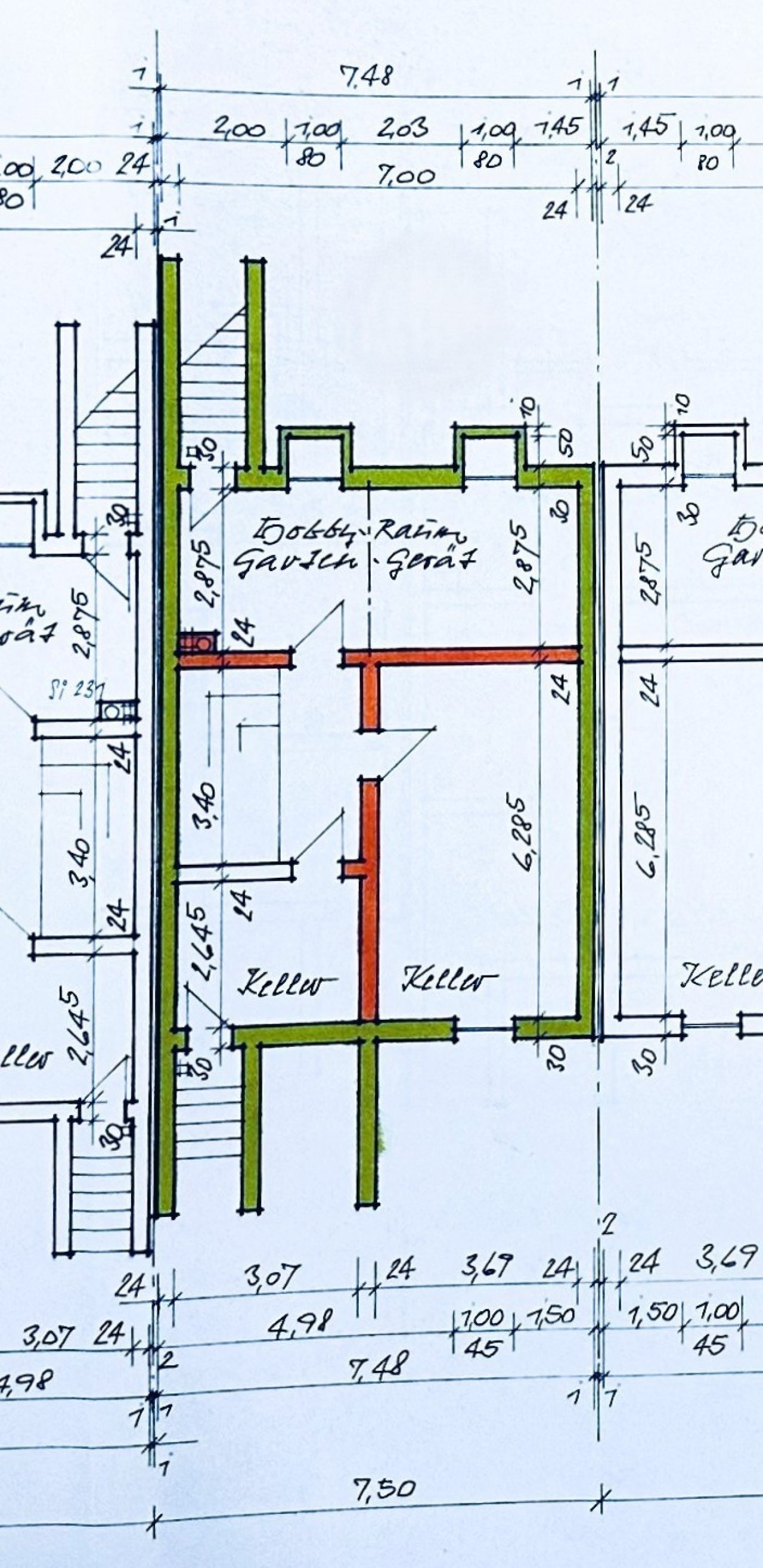 Grundriss Keller Grundriss Keller