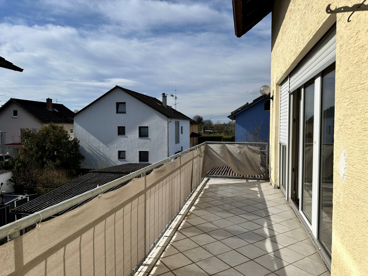 Balkon 1. OG Westblick Balkon 1. OG Westblick