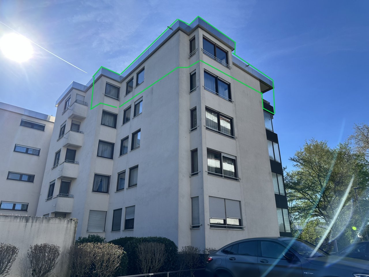 Wohnung markiert Wohnung markiert