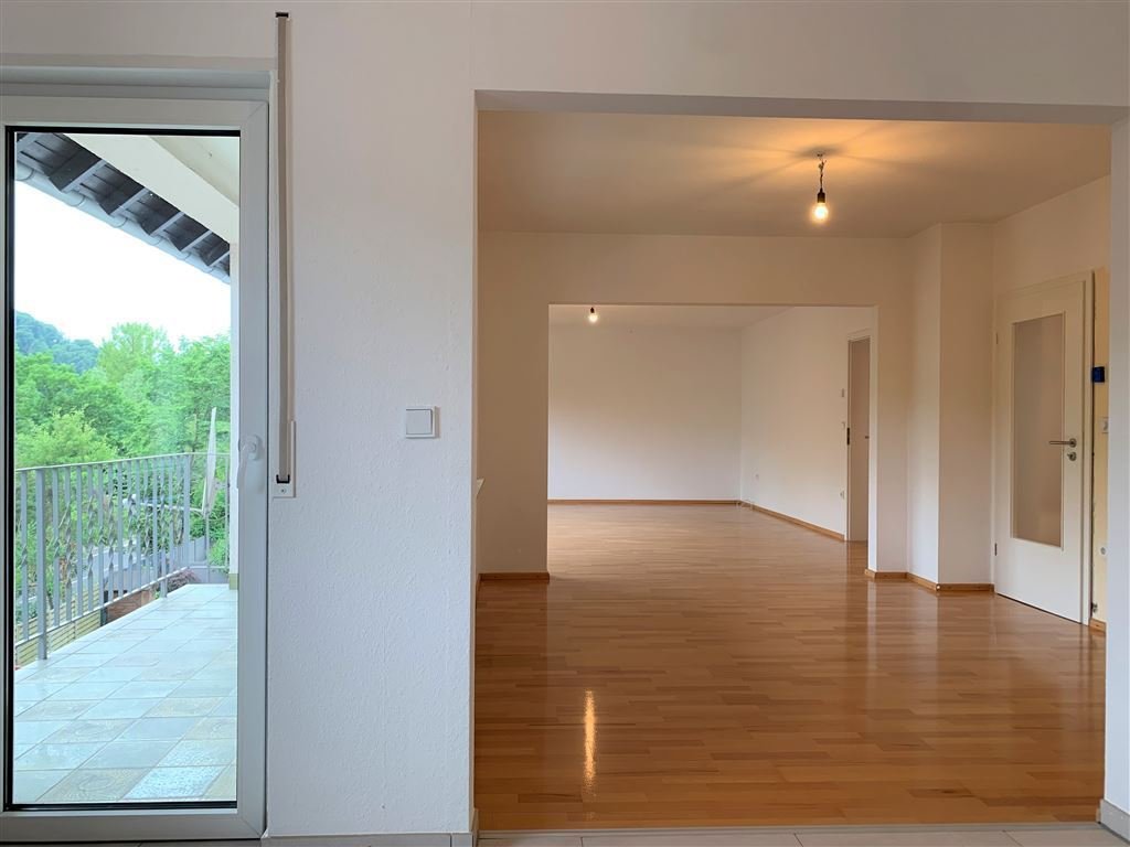 Blick aus der Küche und Zugang zum Balkon Blick aus der Küche und Zugang zum Balkon