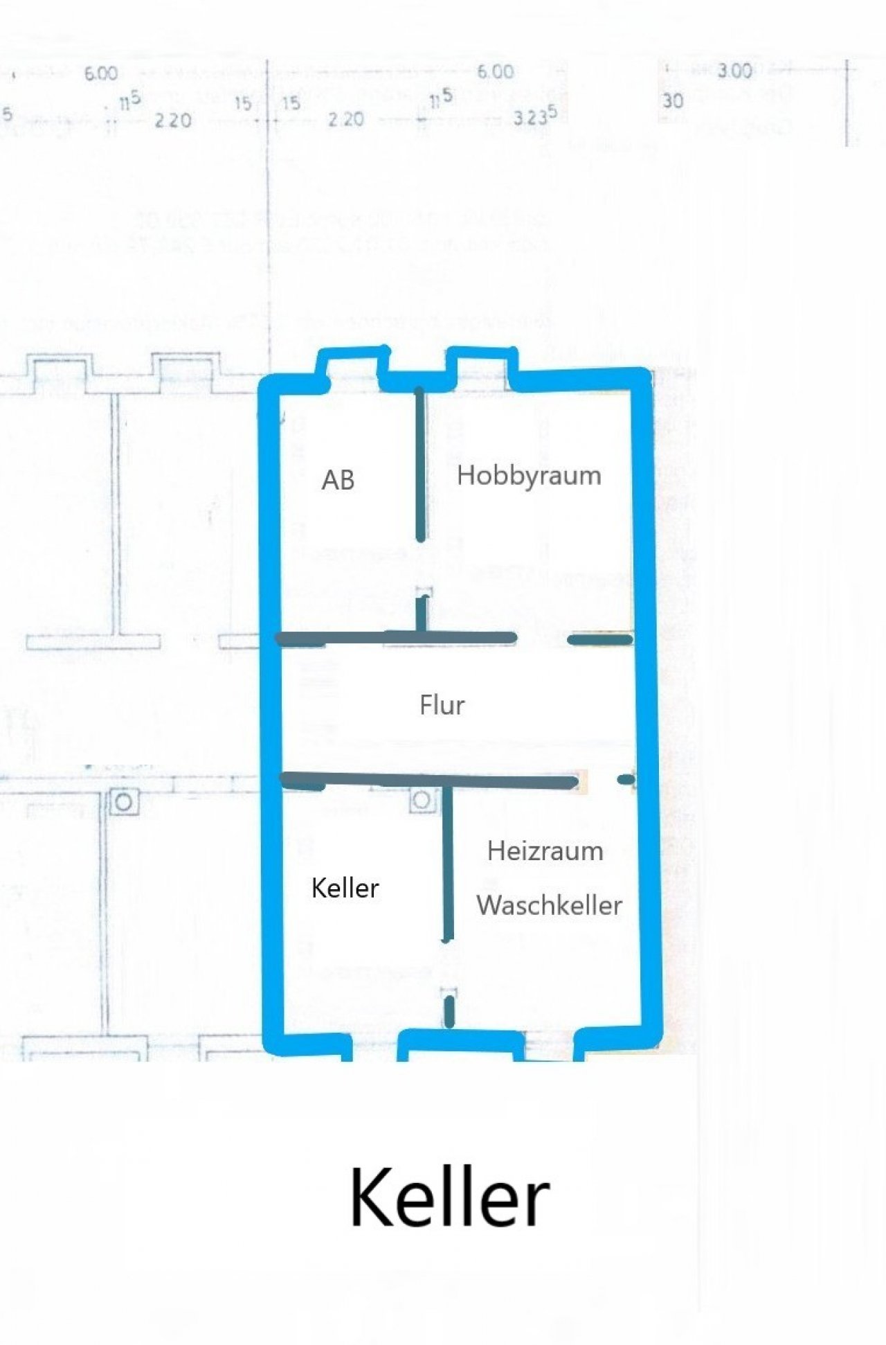 Grundriss Keller Grundriss Keller