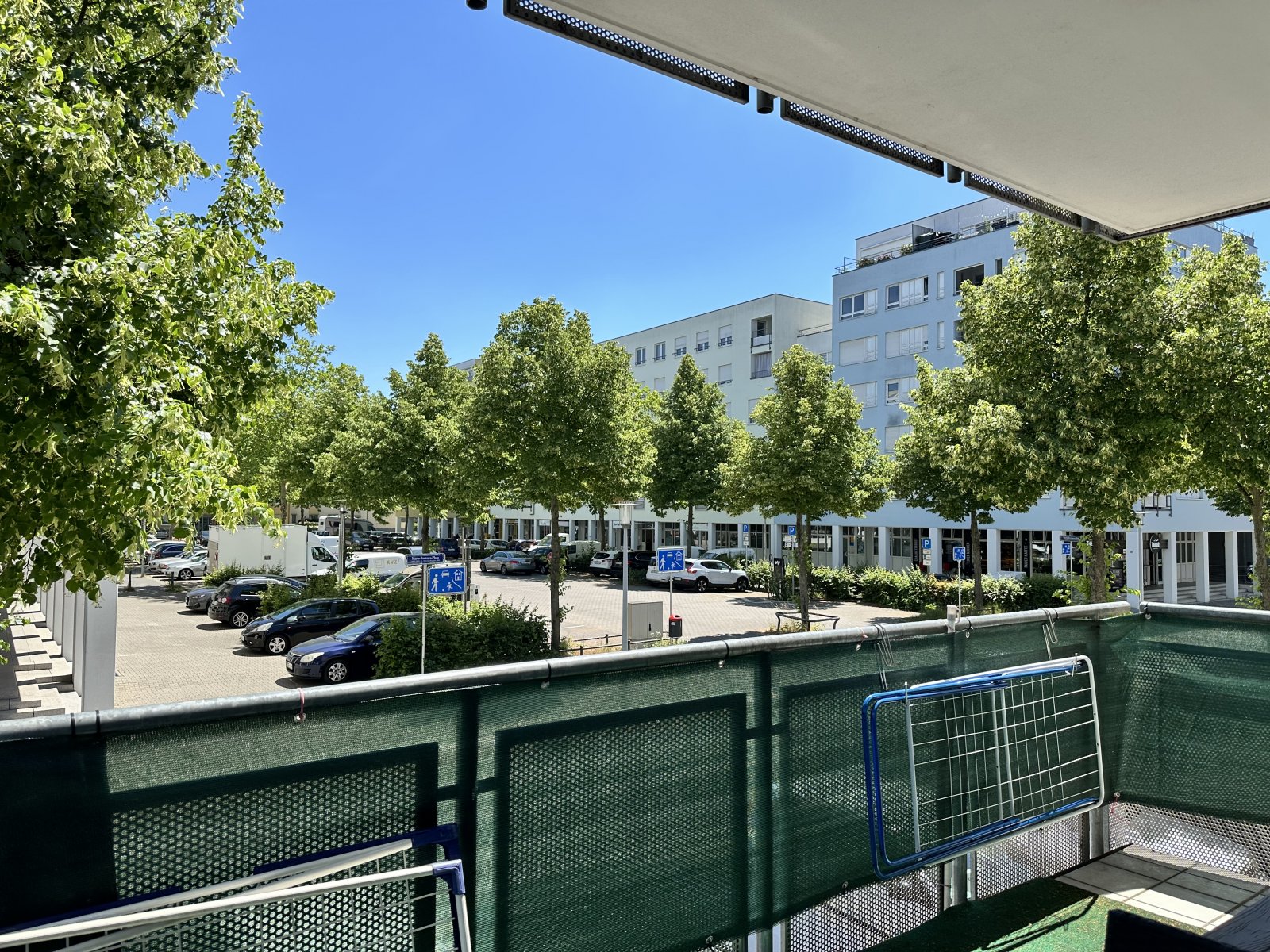 Aussicht vom Balkon