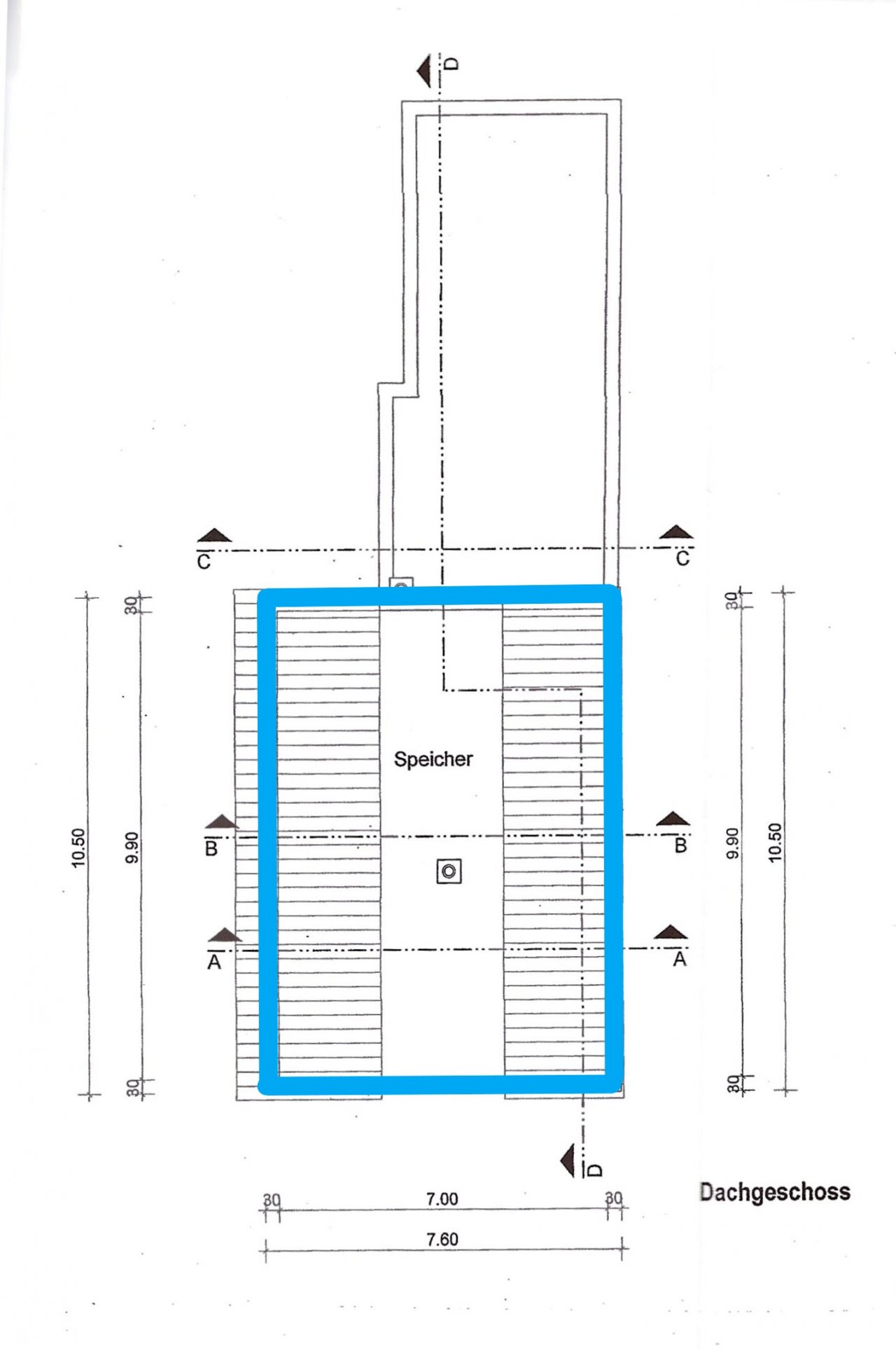 Dachgeschoss Haupthaus Dachgeschoss Haupthaus