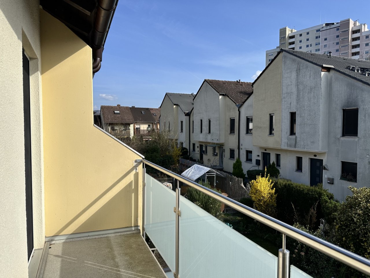 Balkon im Obergeschoss Balkon im Obergeschoss