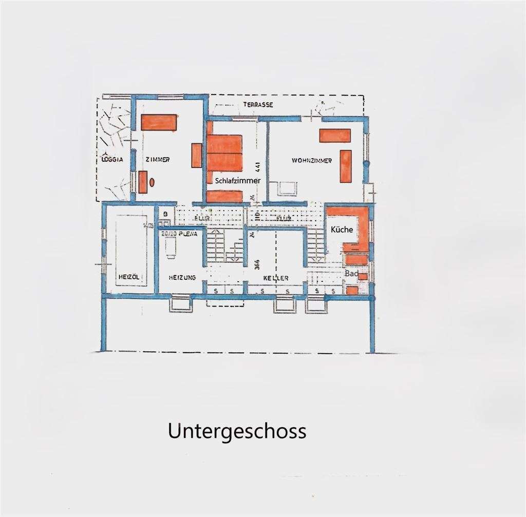 Grundriss Untergeschoss Grundriss Untergeschoss