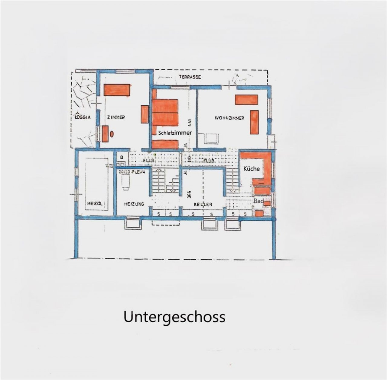 Grundriss Untergeschoss Grundriss Untergeschoss