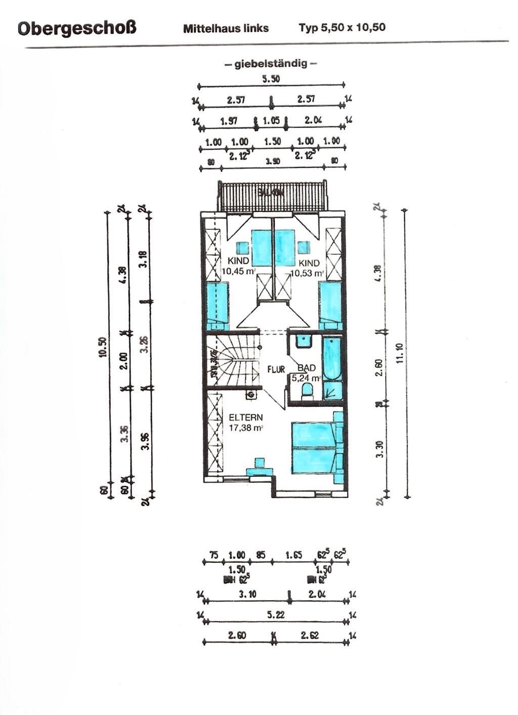 Grundriss Obergeschoss Grundriss Obergeschoss