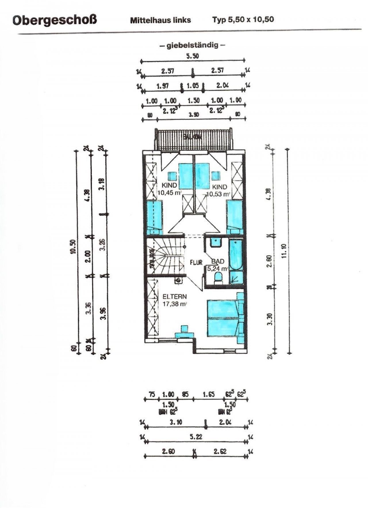 Grundriss Obergeschoss Grundriss Obergeschoss