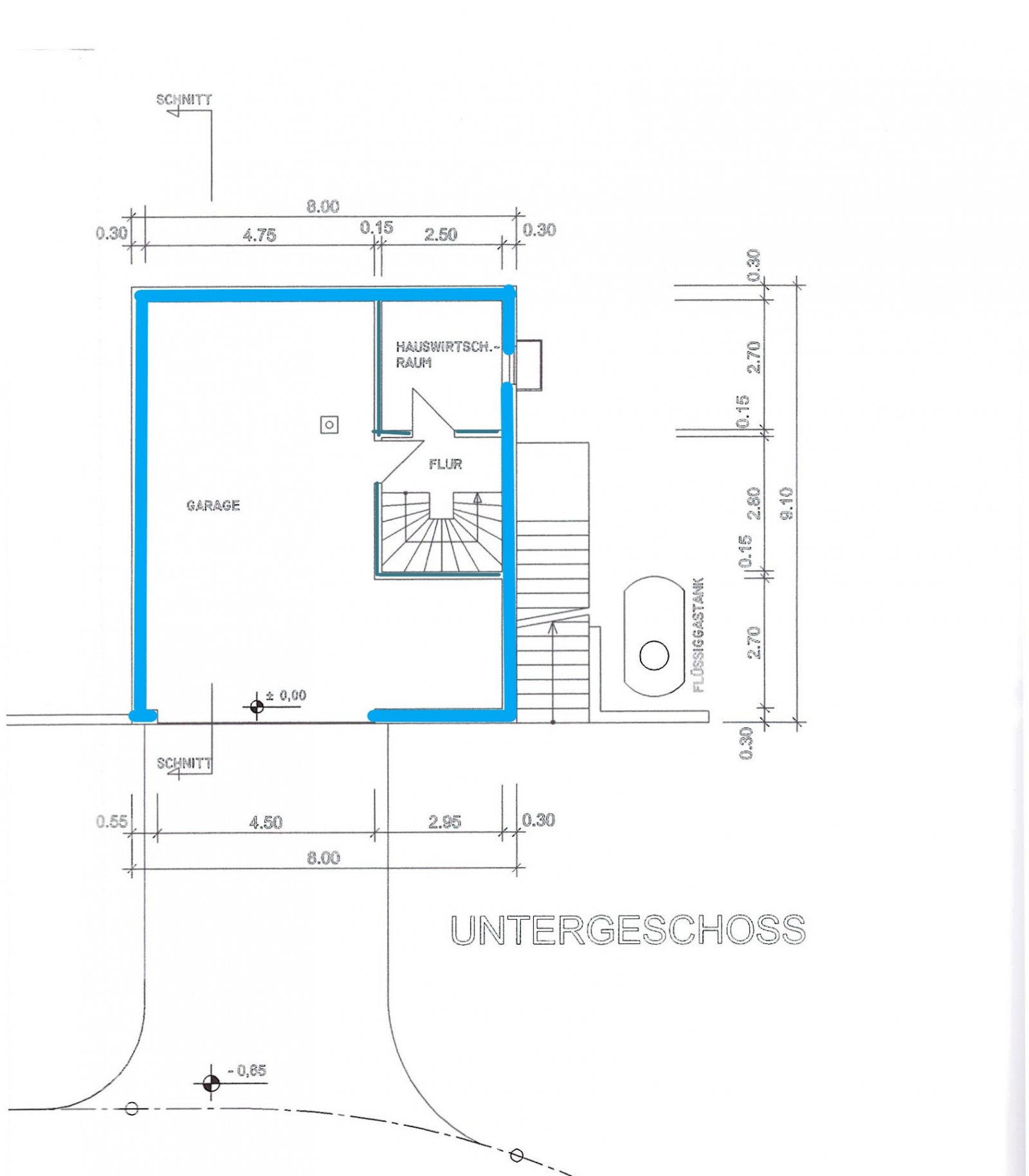Grundriss Untergeschoss Grundriss Untergeschoss