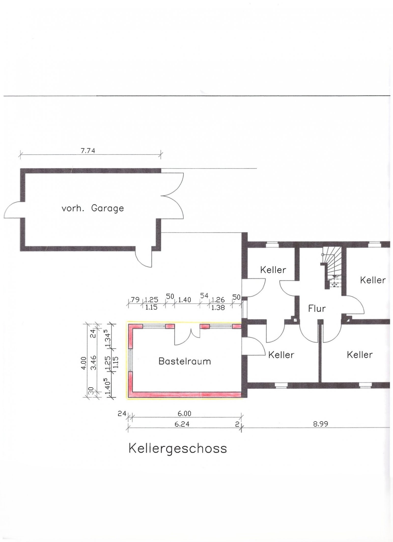 Grundriss Kellergeschoss Grundriss Kellergeschoss