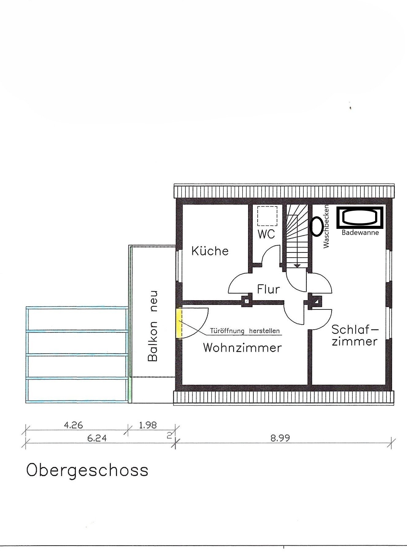 Grundriss Obergeschoss bearbeitet Grundriss Obergeschoss bearbeitet