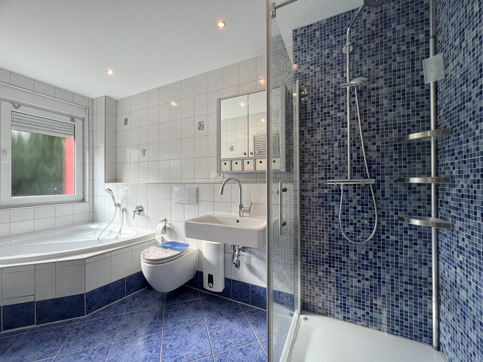 Tageslichtbad mit Wanne & Dusche