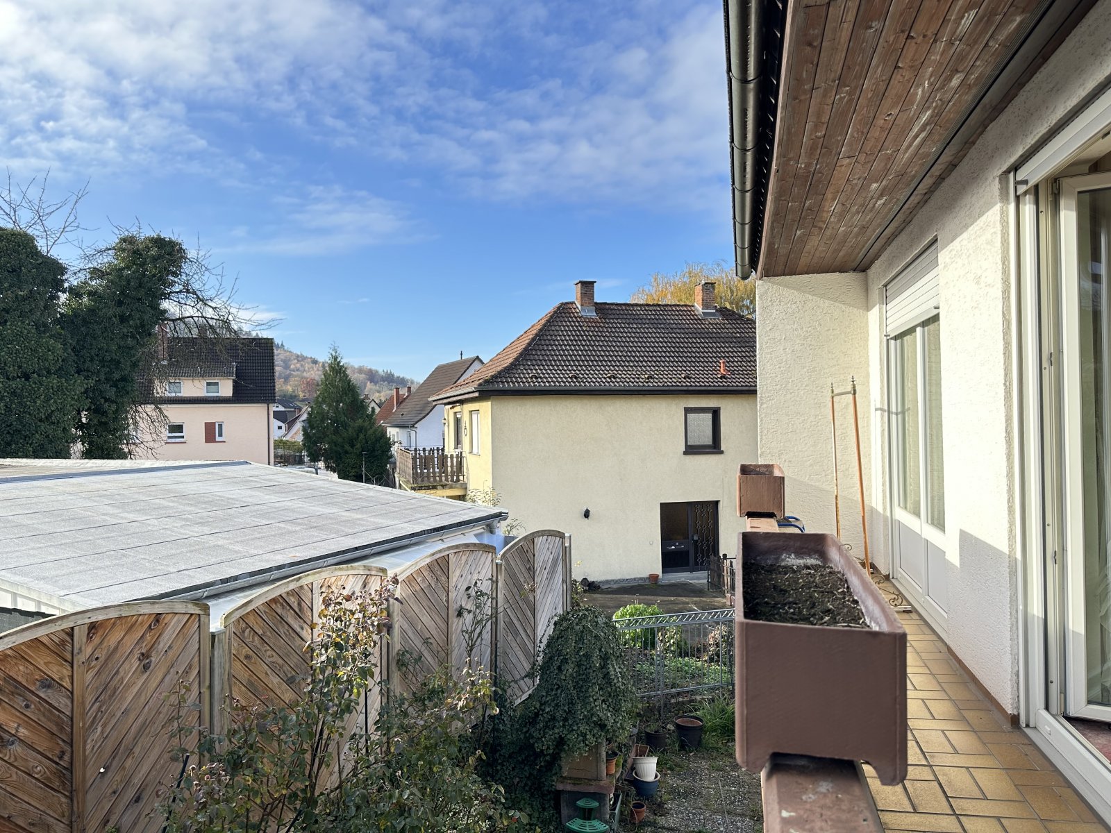 Balkon im Obergeschoss Balkon im Obergeschoss