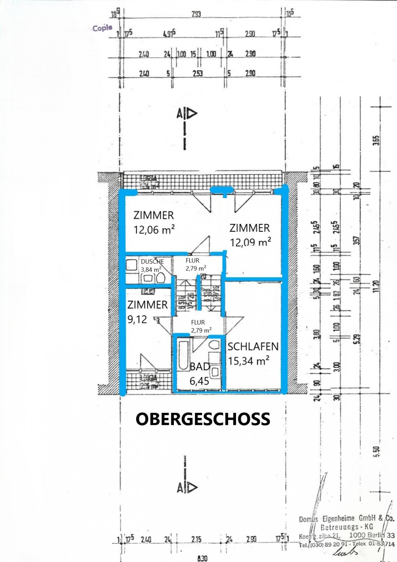 Obergeschoss Obergeschoss
